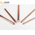 High Quality UL Listed Solid Copper Ground Rod,Earth rod,Ground rod for Lightning Protection